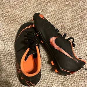 Nike Black and Orange Athletic Shoes
